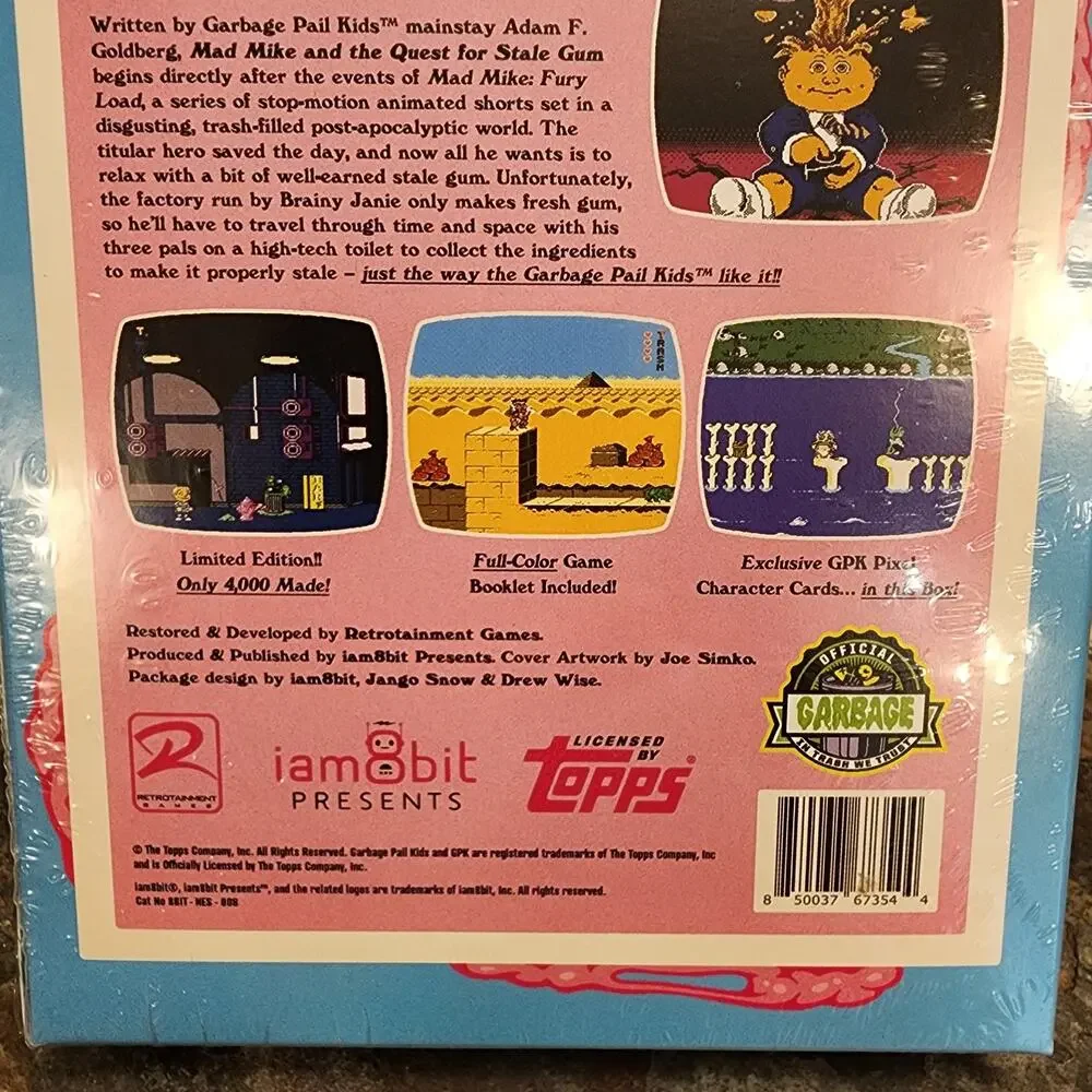 Game - Garbage Pail Kids: Mad Mike and the Quest for Stale Gum (NEW) - NES